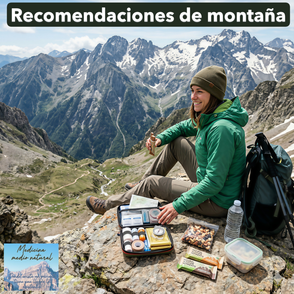 Recomendaciones de montaña - nutrición, guías, salud