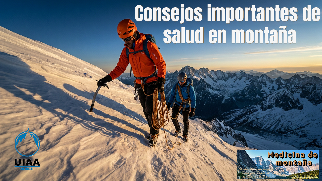 Consejos sanitarios para montañeros