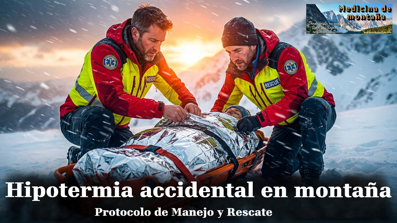 Hipotermia Accidental en Montaña, Protocolo de Manejo y Rescate