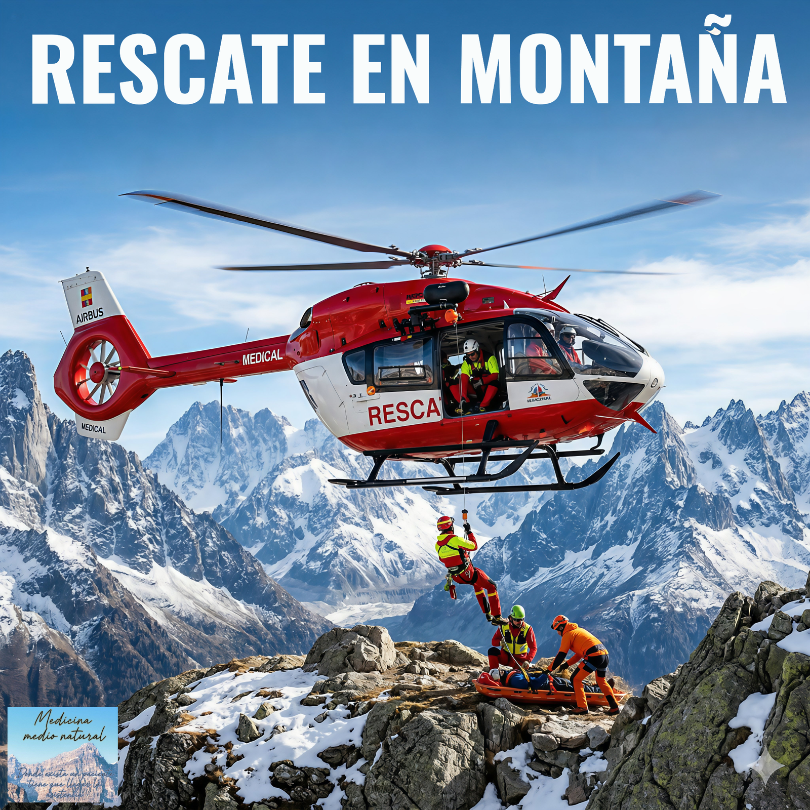 Rescate en montaña — guías y protocolos