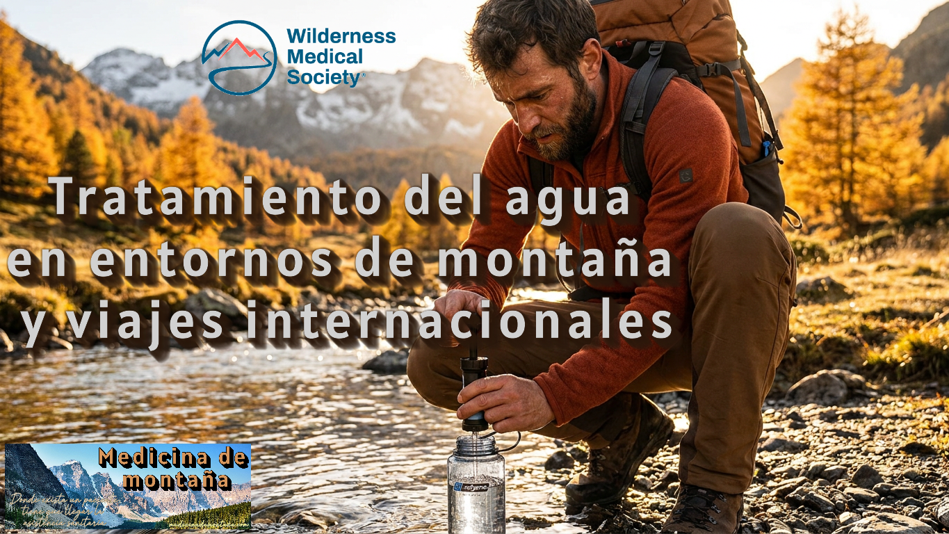 Tratamiento del agua en entornos de montaña y viajes internacionales