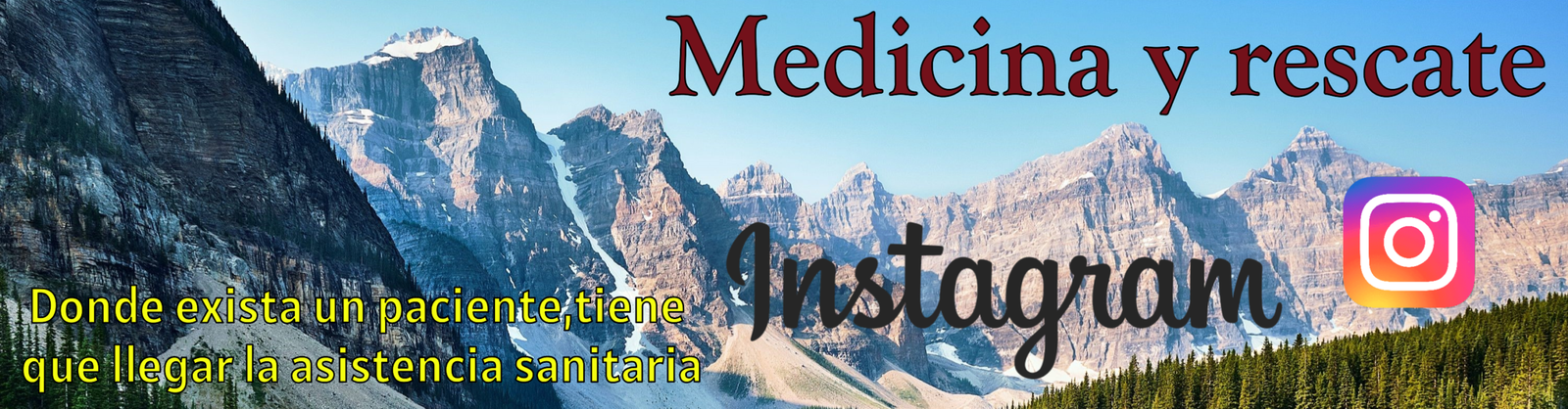 medicina y rescate portada - Instagram