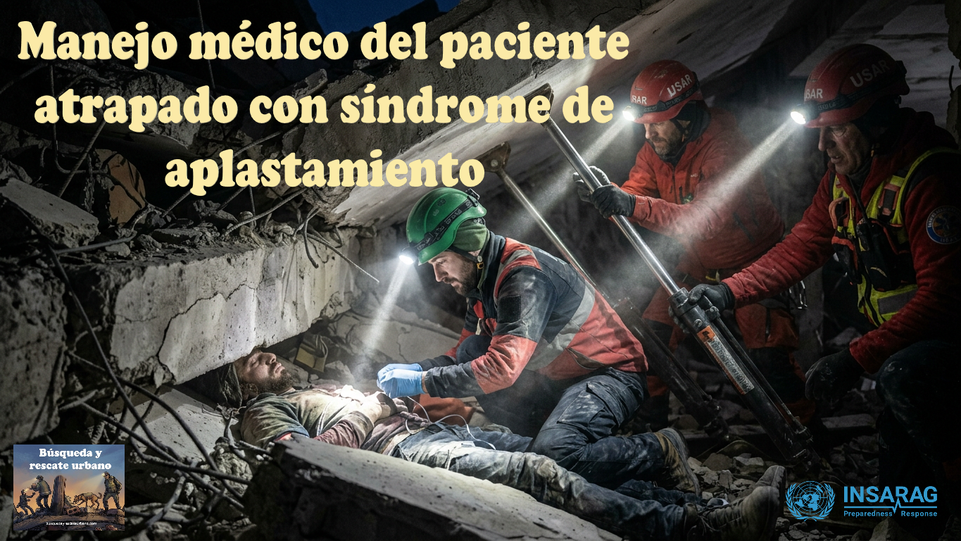 Manejo médico del paciente atrapado con síndrome de aplastamiento