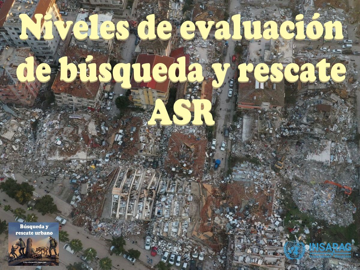 Niveles de evaluación de búsqueda y rescate ASR